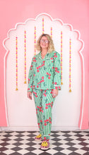 Load image into Gallery viewer, Sherbet Cherry&#39;s PJ set - green