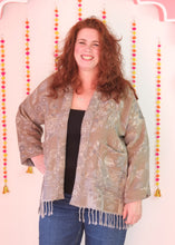 Load image into Gallery viewer, Boiled wool Coatigan