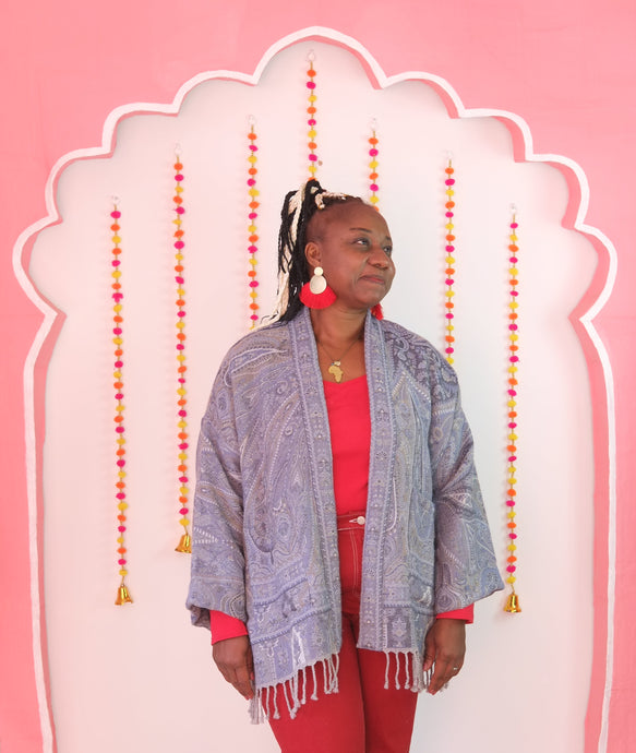 Boiled wool Coatigan