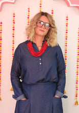 Load image into Gallery viewer, Denim A-line Shirt