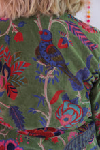 Load image into Gallery viewer, Chintz Indian tree Velvet Dressing gown