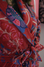 Load image into Gallery viewer, Chintz Indian tree Velvet Dressing gown