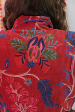 Load image into Gallery viewer, Chintz Indian tree Velvet Dressing gown