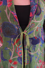 Load image into Gallery viewer, Chintz Indian tree Velvet Dressing gown