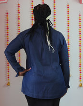 Load image into Gallery viewer, Denim A-line Shirt