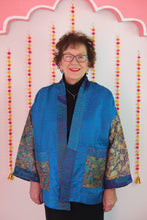 Load image into Gallery viewer, Sari Silk Coatigan
