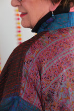 Load image into Gallery viewer, Sari Silk Coatigan