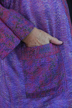 Load image into Gallery viewer, Sari Silk Coatigan - Reversible