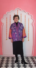 Load image into Gallery viewer, Sari Silk Coatigan - Reversible
