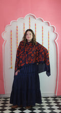 Load image into Gallery viewer, Cashmere Pashmina with cotton Ari embroidery