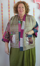 Load image into Gallery viewer, Sari Silk Coatigan
