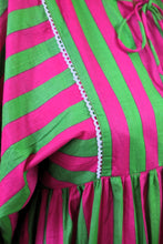 Load image into Gallery viewer, The Aphrodite dress - green/pink