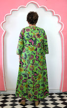 Load image into Gallery viewer, The Bloomsbury Kaftan - zingy green