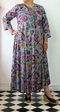 Load image into Gallery viewer, The Bloomsbury kaftan - Inky grey