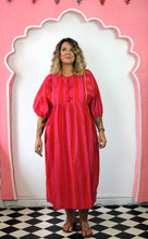 Load image into Gallery viewer, Stripy Aphrodite dress - Red /pink