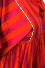 Load image into Gallery viewer, Stripy Aphrodite dress - orange/ pink