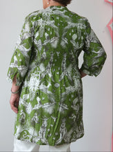 Load image into Gallery viewer, Langston shirt dress - Green tiger king print