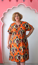 Load image into Gallery viewer, Ikat Aphrodite kaftan