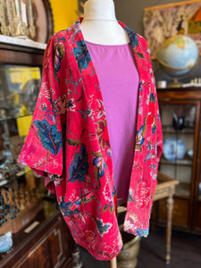 Kimono - Chintz print - red