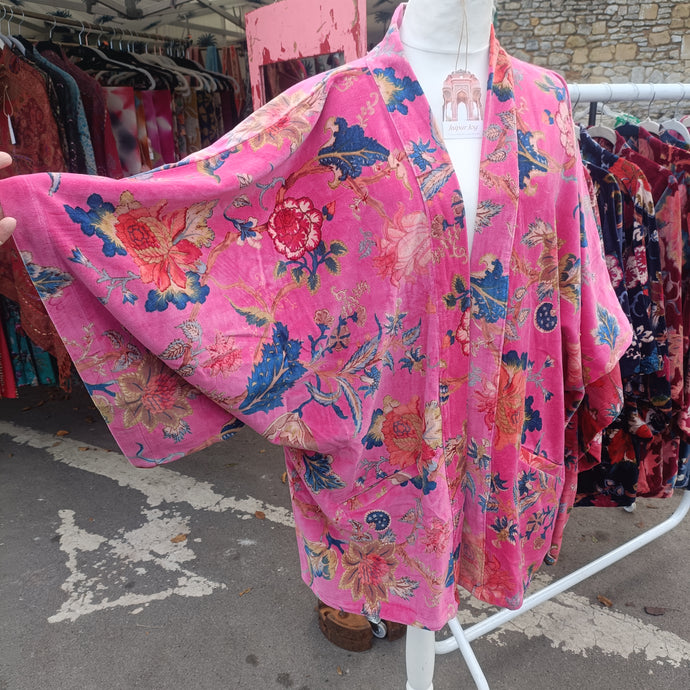 Kimono - chintz print - pink 🩷