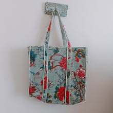 Load image into Gallery viewer, The Jaipur quilted Velvet tote bag