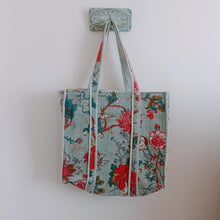 Load image into Gallery viewer, The Jaipur quilted Velvet tote bag