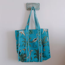 Load image into Gallery viewer, Jaipur quilted Tote bag