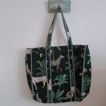 Load image into Gallery viewer, Jaipur quilted Tote bag