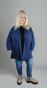 The Jedi Kantha stitch jacket