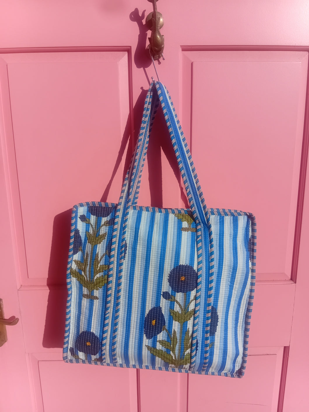 Jaipur tote bag with zip