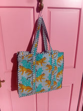 Load image into Gallery viewer, Jaipur tote bag with zip