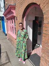 Load image into Gallery viewer, The Bloomsbury Kaftan - zingy green