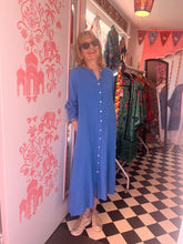 Load image into Gallery viewer, Cheesecloth shirt dress