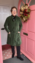 Load image into Gallery viewer, The Melissa Coat Leopard Green