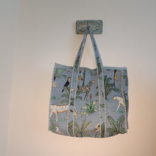 Load image into Gallery viewer, Jaipur Tote bag -grey