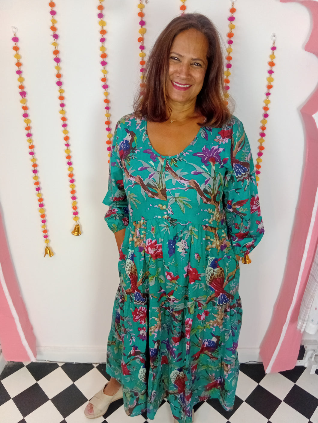 Harper dress - Teal