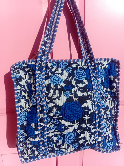 Jaipur tote bag with zip