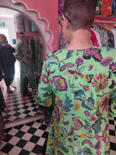 Load image into Gallery viewer, The Bloomsbury Kaftan - zingy green