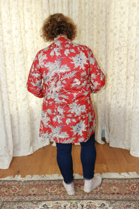 The Yeats tunic - red