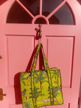Load image into Gallery viewer, Jaipur tote bag with zip