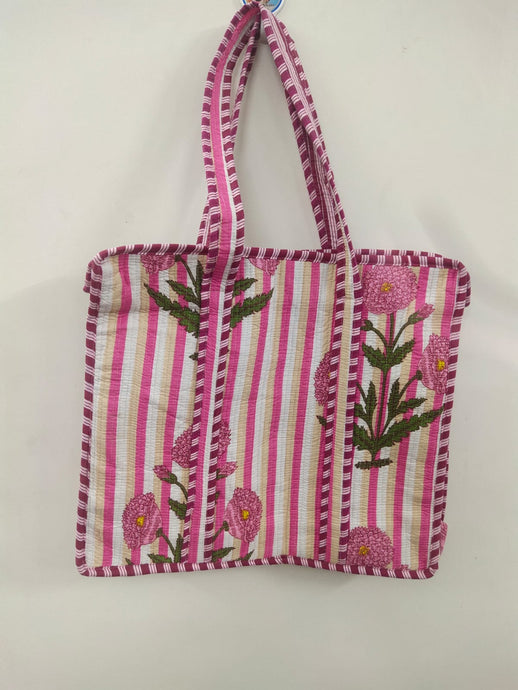 Jaipur tote bag with zip
