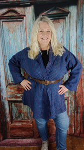 The Jedi Kantha stitch jacket