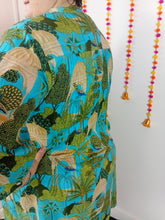 Load image into Gallery viewer, Langston shirt dress turquoise