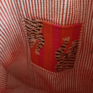 Jaipur Tote bag - orange & pink