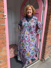 Load image into Gallery viewer, The Bloomsbury kaftan - Inky grey