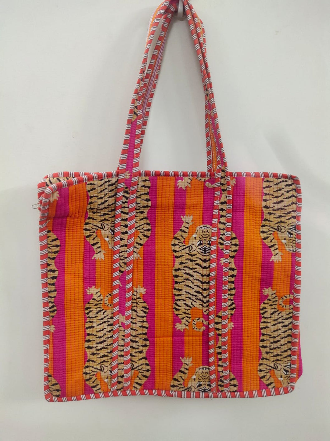 Jaipur tote bag with zip