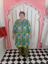 Load image into Gallery viewer, Langston shirt dress duck egg blue