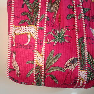 Jaipur Tote bag - hot pink