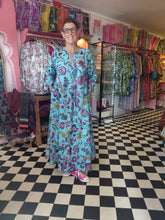 Load image into Gallery viewer, The Bloomsbury Kaftan - turquoise