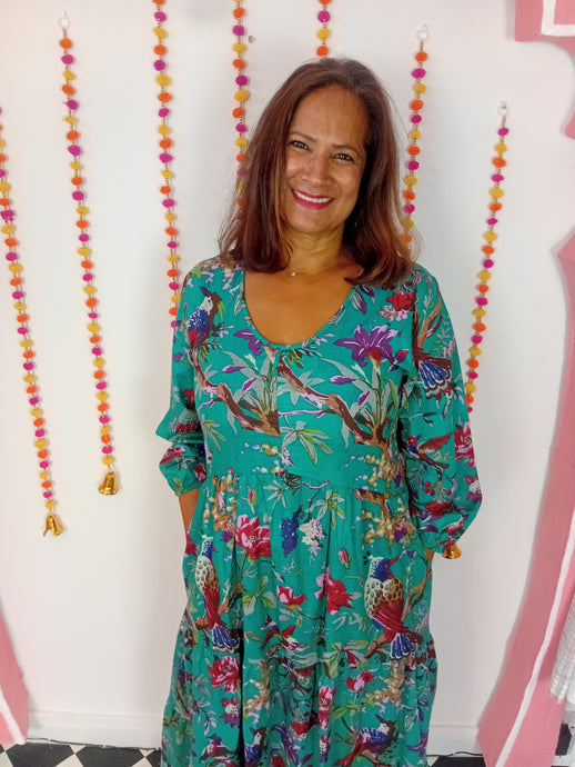Harper dress - Teal